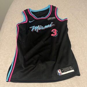 Nike Miami Heat Dwayne Wade Miami Vice Swingman Black Jersey